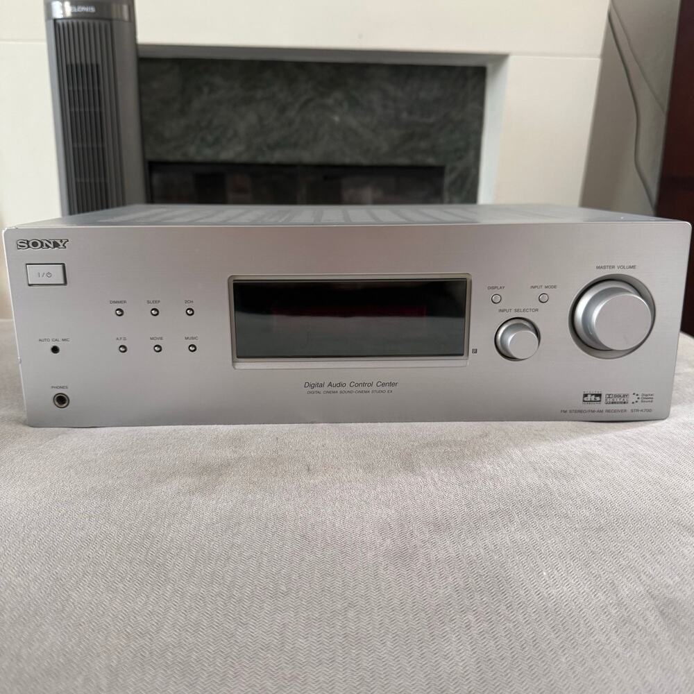 Sony STR-K700 5.1 Channel Home Theater AV Receiver Silver Tested Working